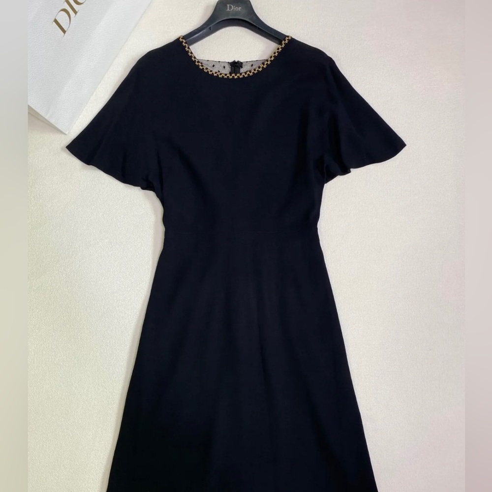 CHRISTIAN DIOR black dress